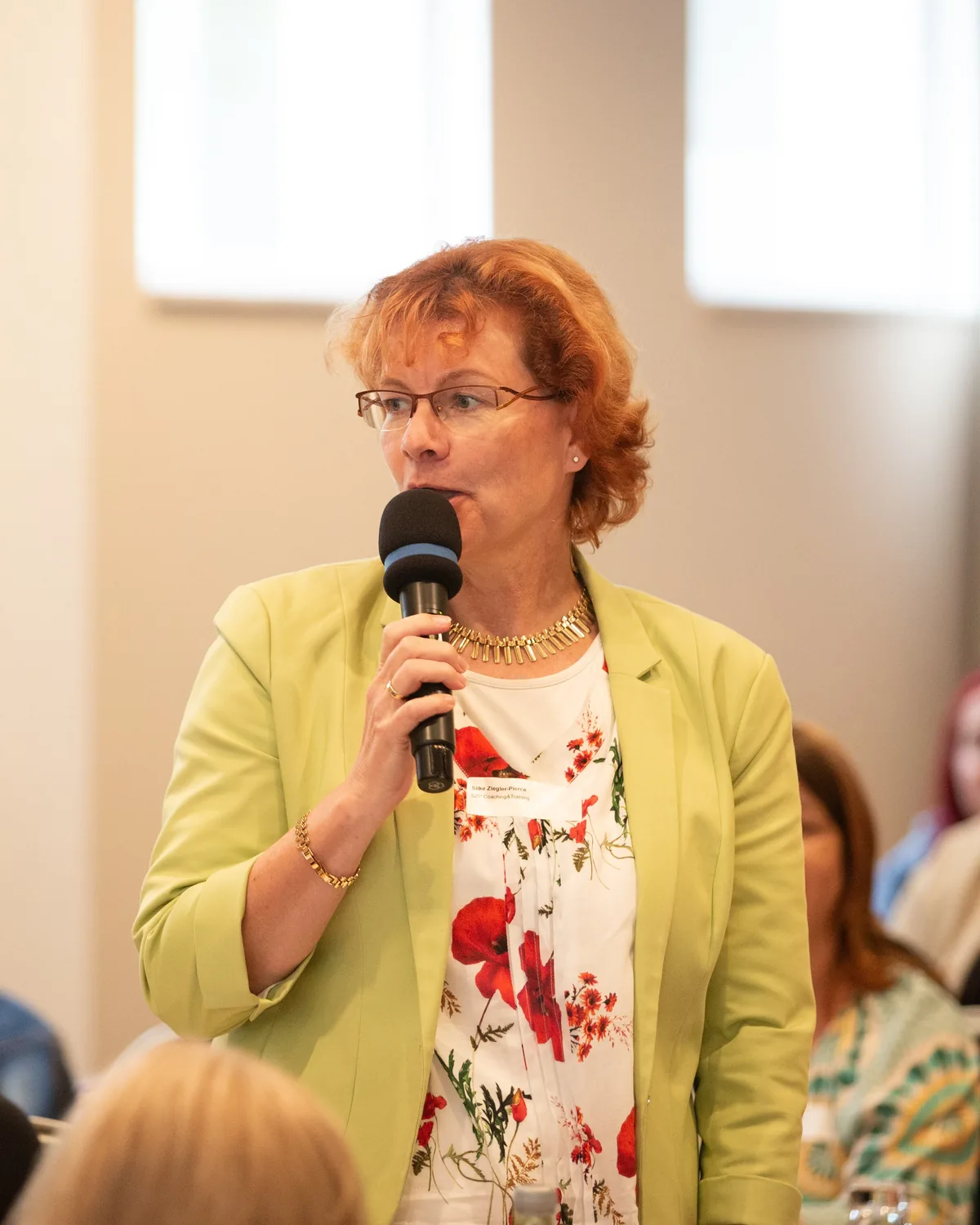 Silke Ziegler-Pierce im Gespräch mit dem Publikum